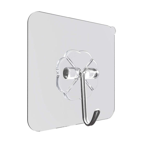 Hanging Hooks,Adhesive Hooks-Heavy Duty 21lb,Wall Hooks Value Pack 6 Pack,Utility Hooks Set for Bathroom Kitchen Office Decorations