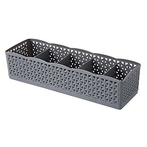 angel3292 Hot sale Fashion Hollow Plastic Drawer Closet Storage Box Underwear Socks Tie Organizer