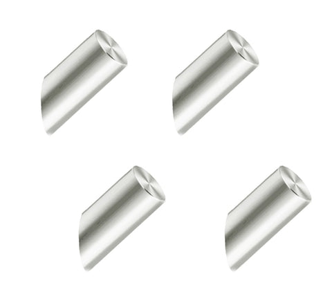 NELXULAS Brushed Stainless Steel Single Wall Mounted Coat hook, Hat Hanger, Towel Hook, Stylish and Practical Design Suitable for Home, Office, Hotel, Fitness room (2", 4 PCS)