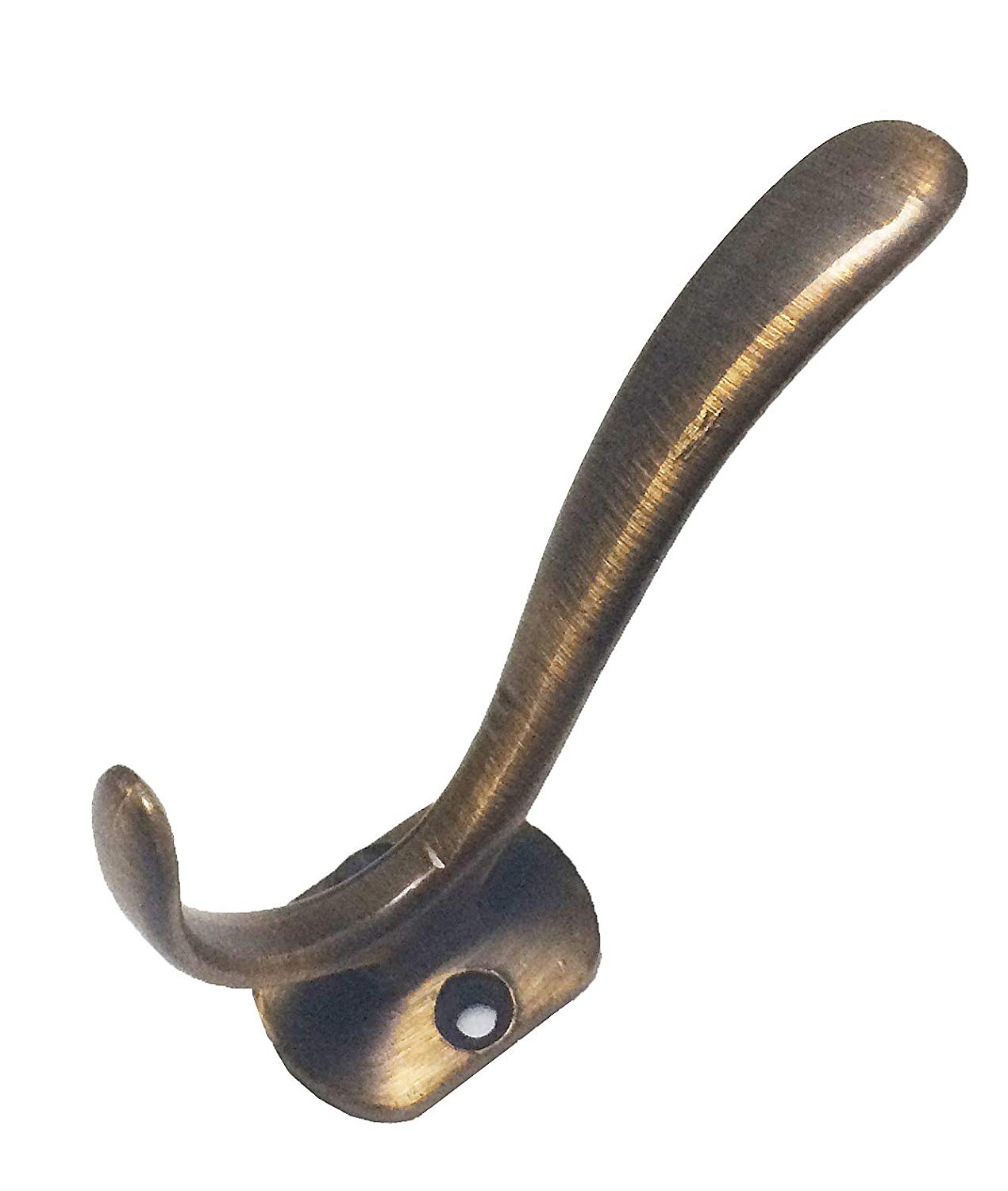 Heavy Duty Coat Hooks Wall Mounted 2 Packs with 4 Screws Utility Hooks Heavy Duty Key Hooks Retro Single Hook for Coat Scarf Bag Towel Key Cap Cup