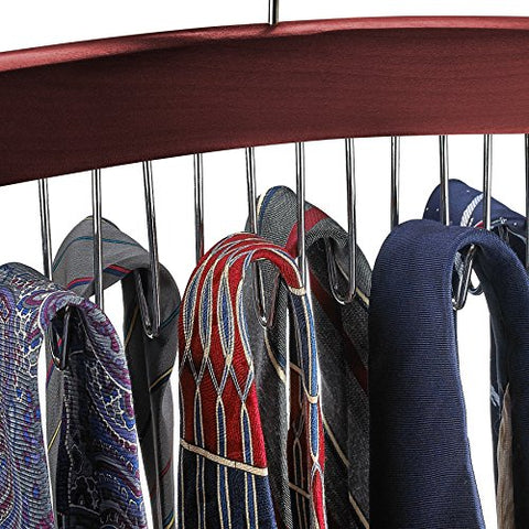 FLORIDA BRANDS FB-FB2159 Scarf and Tie Hanger Mahogany