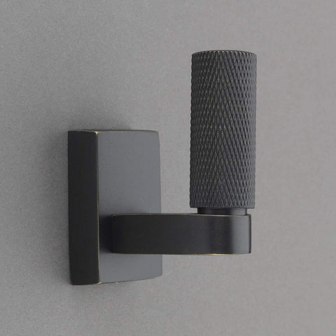 Belle Knurled Collection Bronze Towel Hook/Robe Hook - Good for Kitchen, Bathroom, Bedroom, Or Closet Hardware - P100-13/4556