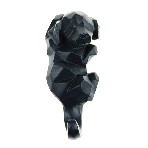 LovenCity Wall Hangers Resin Single Wall Hooks/Hanger Animal Shaped Coat Hat Hook Heavy Duty,Decorative Gift (Labrador)