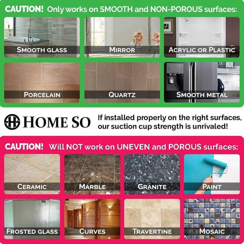 HOME SO Towel Hook with Suction Cup Holder - Bathroom, Shower & Kitchen Storage Organizer Hanger for Bath Robe, Towel, Coat, Loofah - Stainless Steel, Chrome … (2)