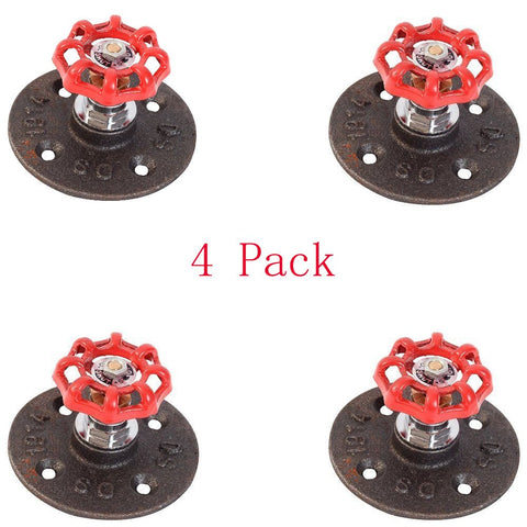 4 Pcs Industrial Pipe Coat Hook Wall Mounted Office Entryway Foyer Hallway Bathroom Towel Rack Bedroom Rail Decor DIY