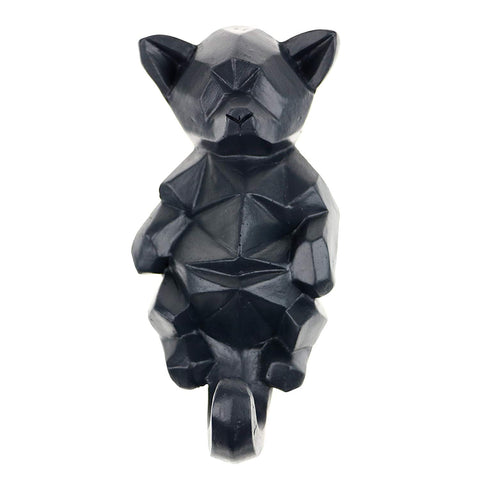 LovenCity Wall Hangers Resin Single Wall Hooks/Hanger Animal Shaped Coat Hat Hook Heavy Duty,Decorative Gift (Chihuahua)