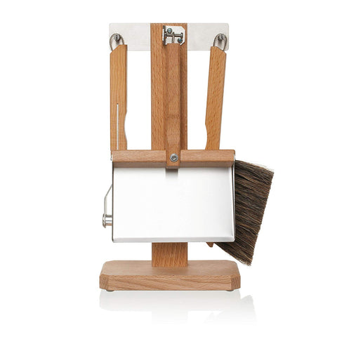 Redecker Natural Pig Bristle Espresso Maker Brush with Oiled Beechwood Handle, 9-Inches