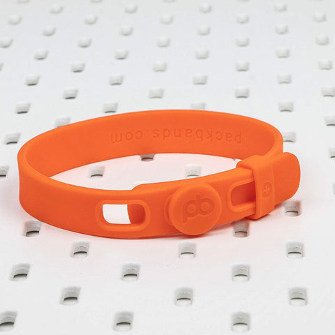 Packbands SinglePack 15” Orange – Large Packband | Multipurpose Adjustable Strap | Strong, Stretchy, 100% Silicone | Secure Sports and Outdoor Gear, Bulky Clothing, Cords | 100% Guaranteed
