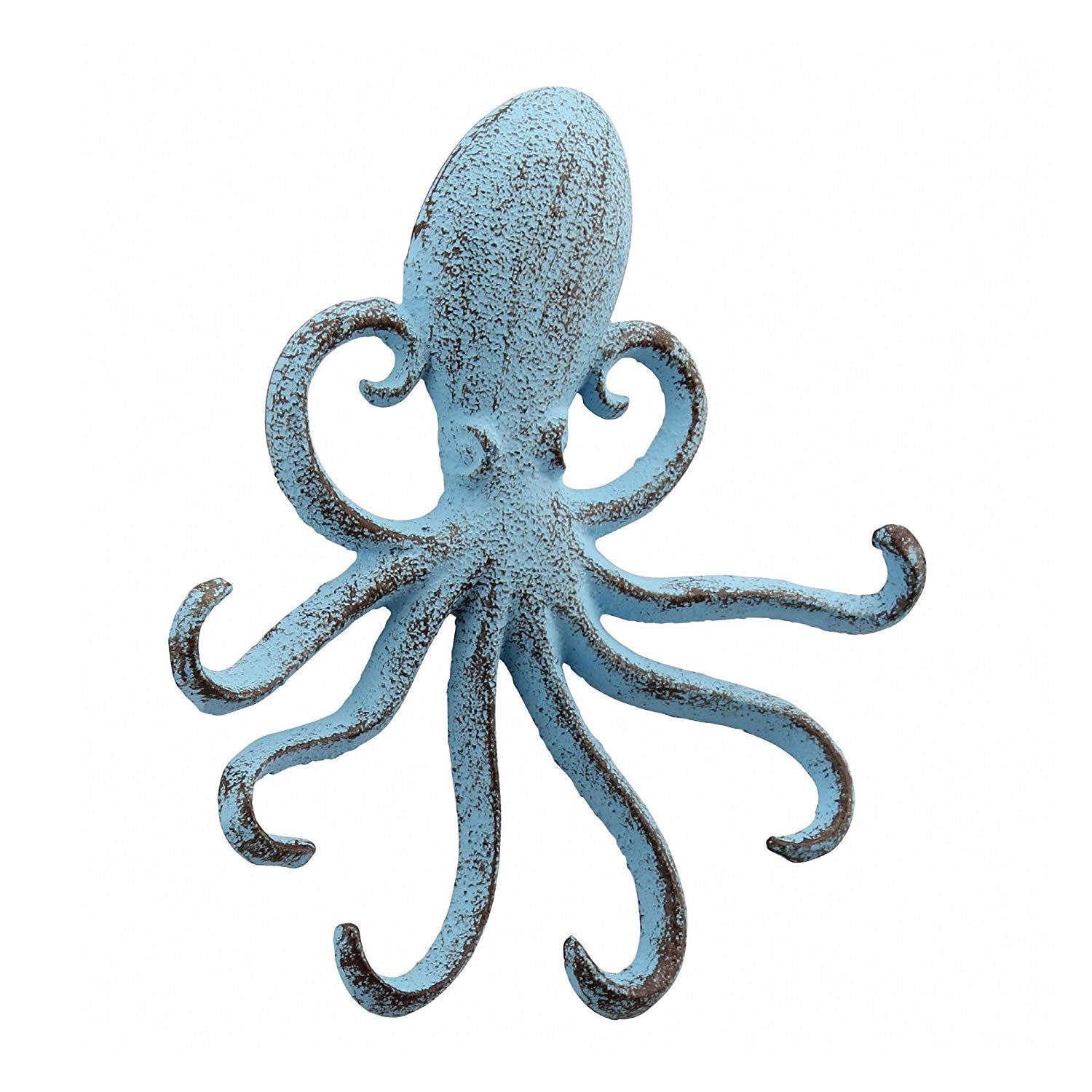Stonebriar Octopus Wall Hook, Light Blue