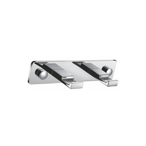 Aqua Piazza, Kubebath, Chrome Double Towel Hook