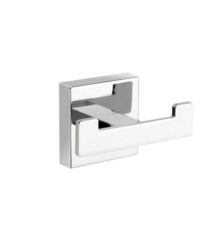 Aqua Plato, Kubebath, Chrome Double Towel Hook