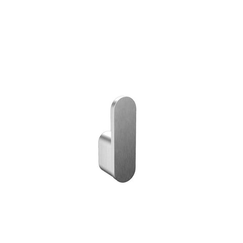 Flow Towel Hook, Brushed Nickel, Volkano Series