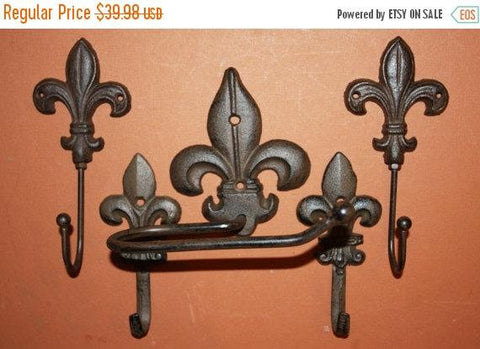 5)pcs, Fleur de Lis bath towel accessory set, French bathroom accessory set, towel, toilet, free shipping, Christmas gift,F-4,23,24