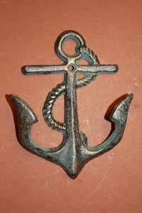 Vintage-look Anchor Bathroom Towel Hook, Free Shipping, Bronze-look Anchor Bathroom Decor, Nautical Maritime Anchor Bathroom, BL-71