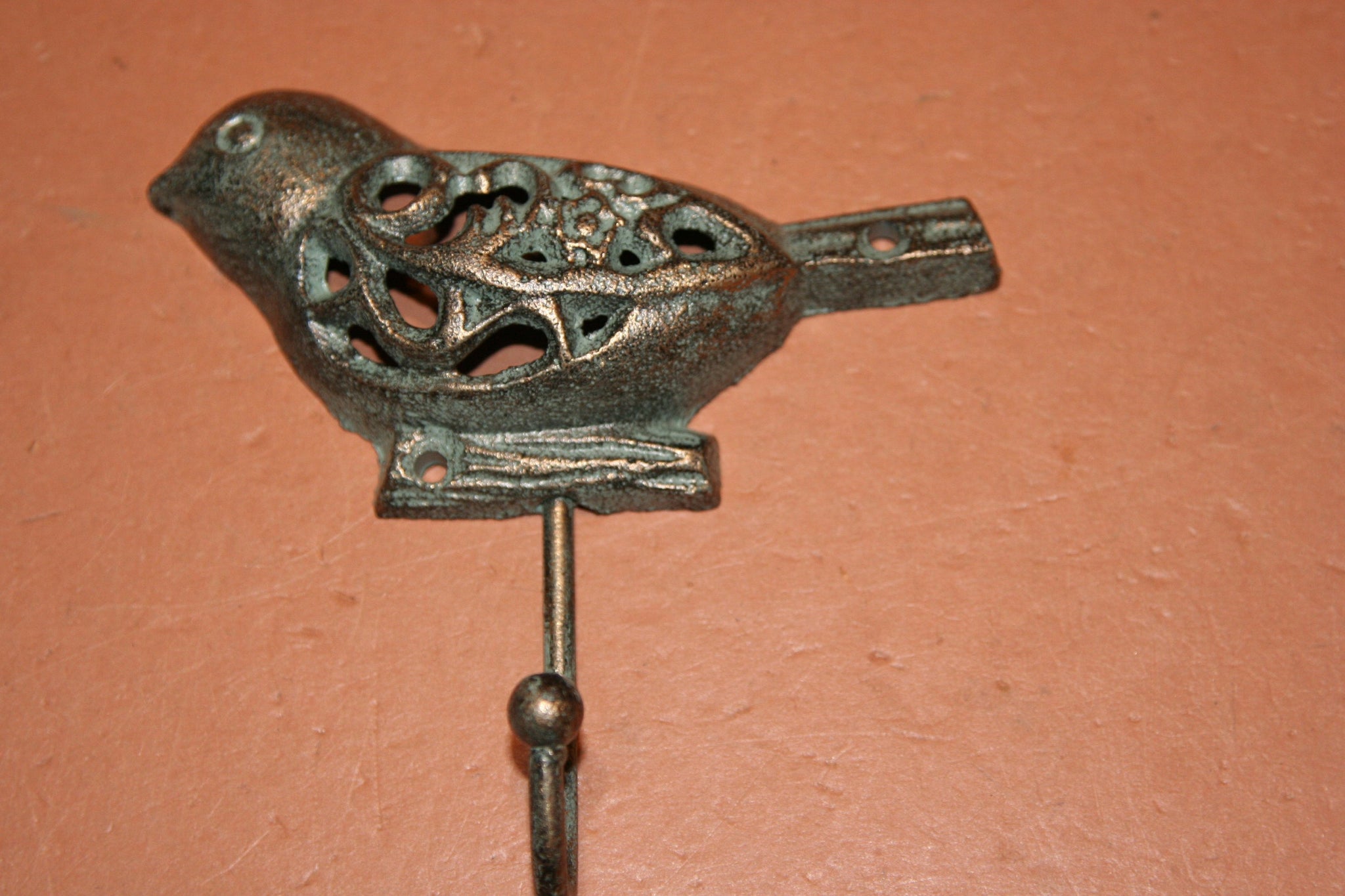 Wild Bird Towel Hooks Cast Iron 5 inch Volume Priced, H-78