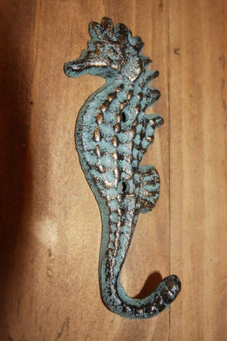 4, Seahorse Wall Hooks, Seahorse decor, seahorse, seahorse wall hook, nautical wall hook for the bathroom, towel hook,ocean N-25~