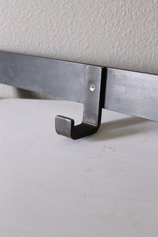 metal wall mounted hook rack