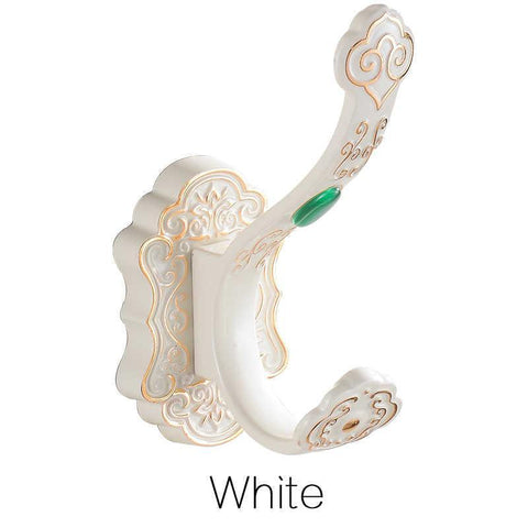 Bathroom Robe Hook Wall Mount Single Screw Zinc Alloy Towel Hook Holder Bathroom Accessories Clothes Hook 8801