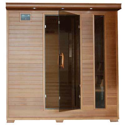 Pure Heat 6 Person Cedar Carbon Sauna